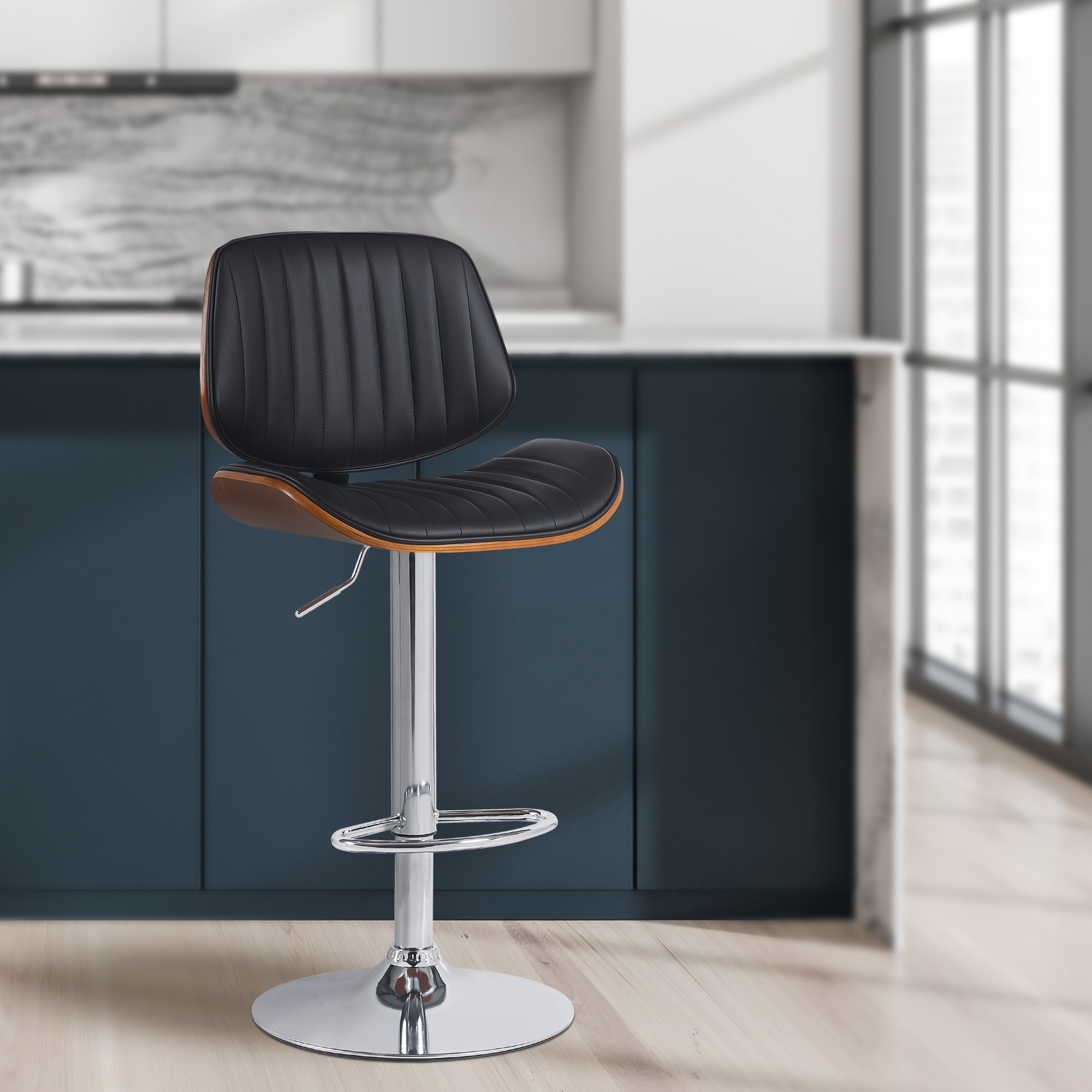 Tabouret de bar Clawson similicuir