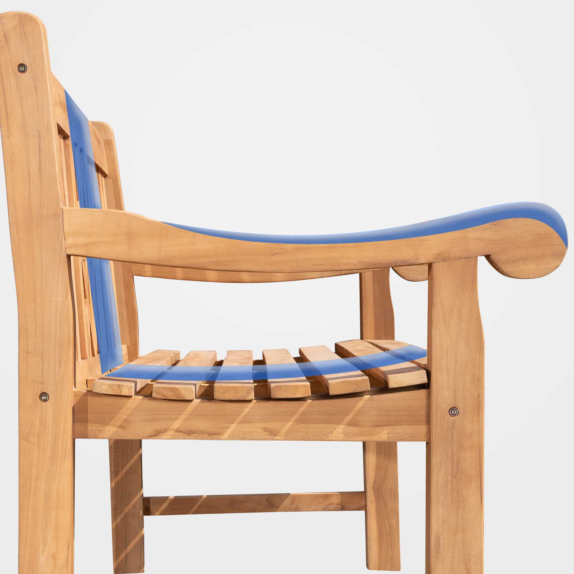 Banc de jardin en bois de teck Florida