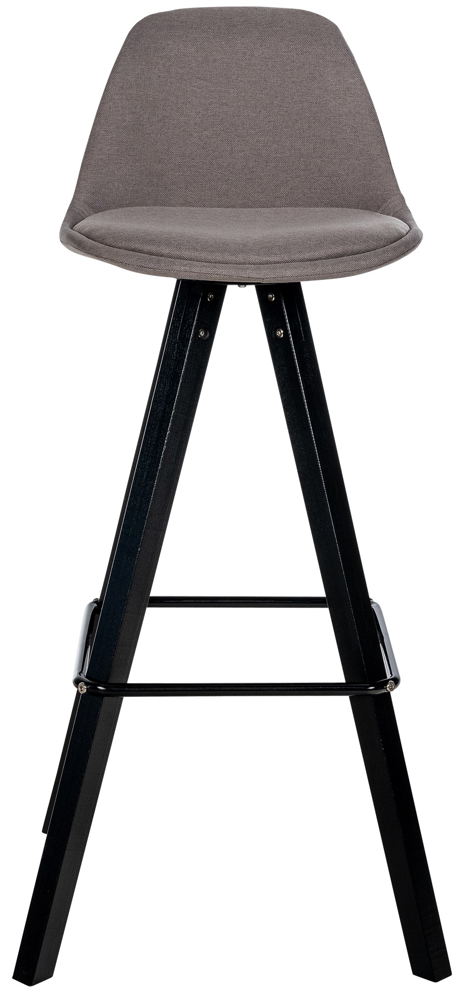 Lot de 2 tabourets de bar Corbin en tissu carré