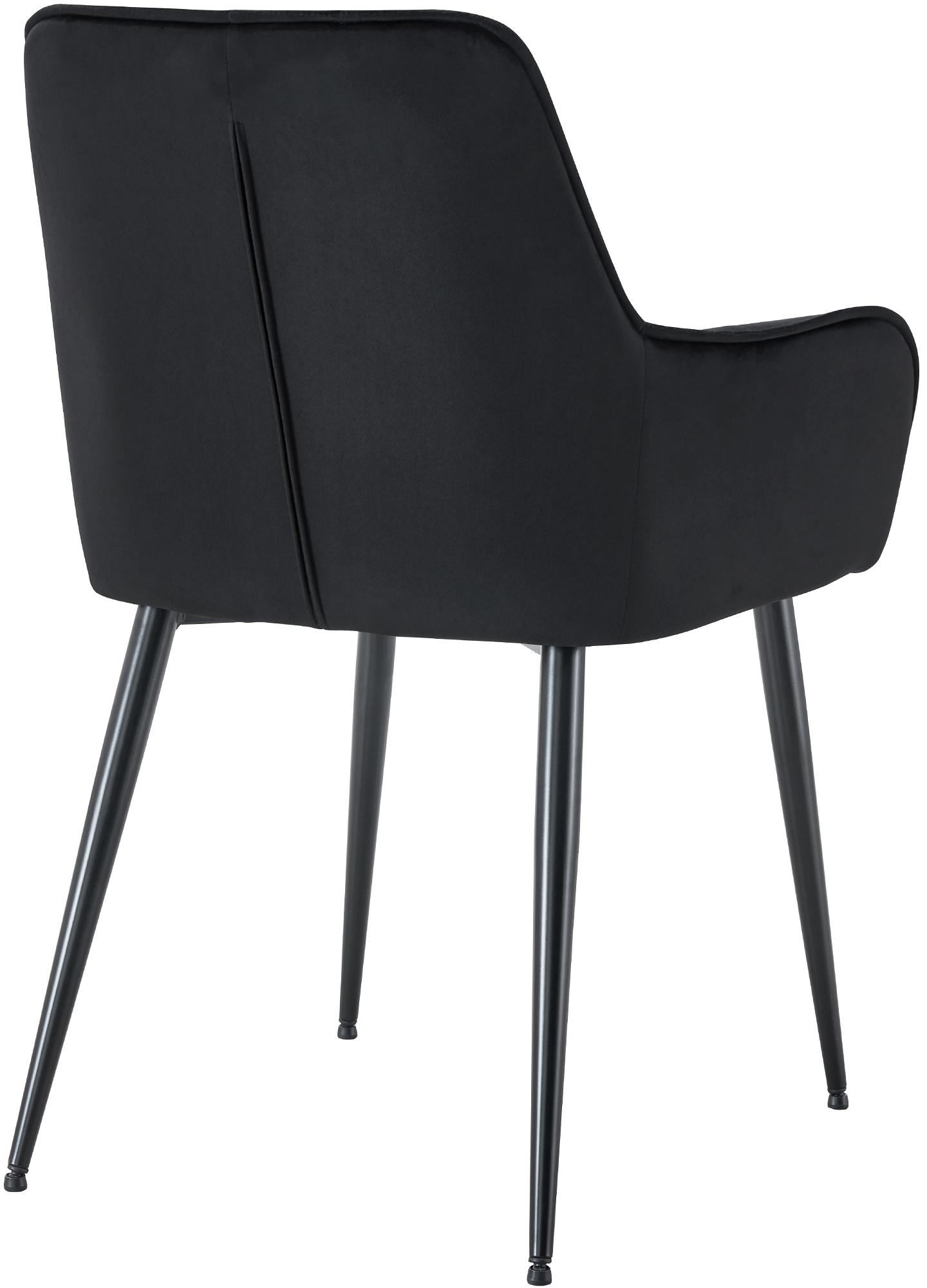 Lot de 2 chaises de salle à manger Ferndale velours