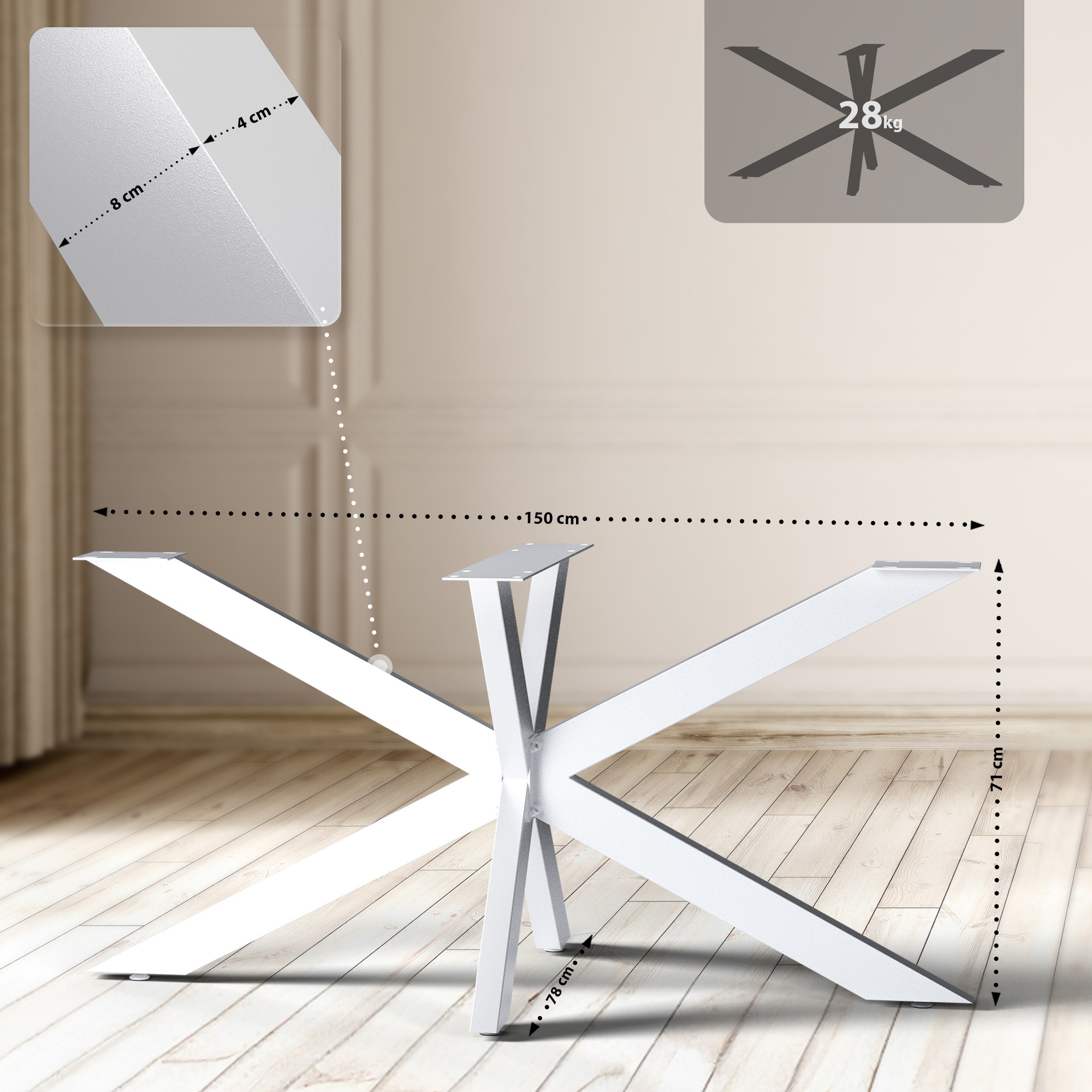 Pieds de table Hardwick