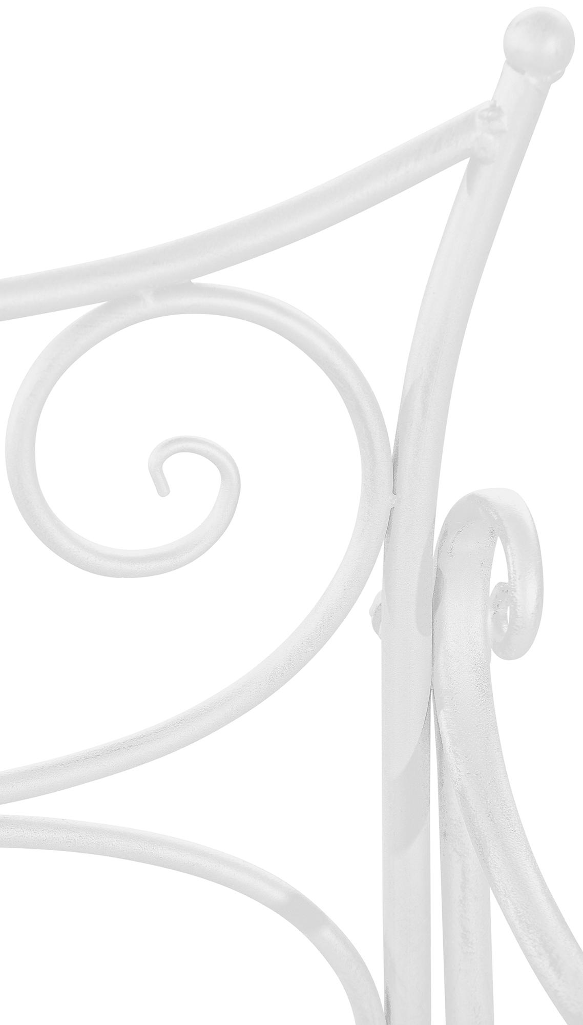 Banc de jardin au style antique Tara en fer forgé