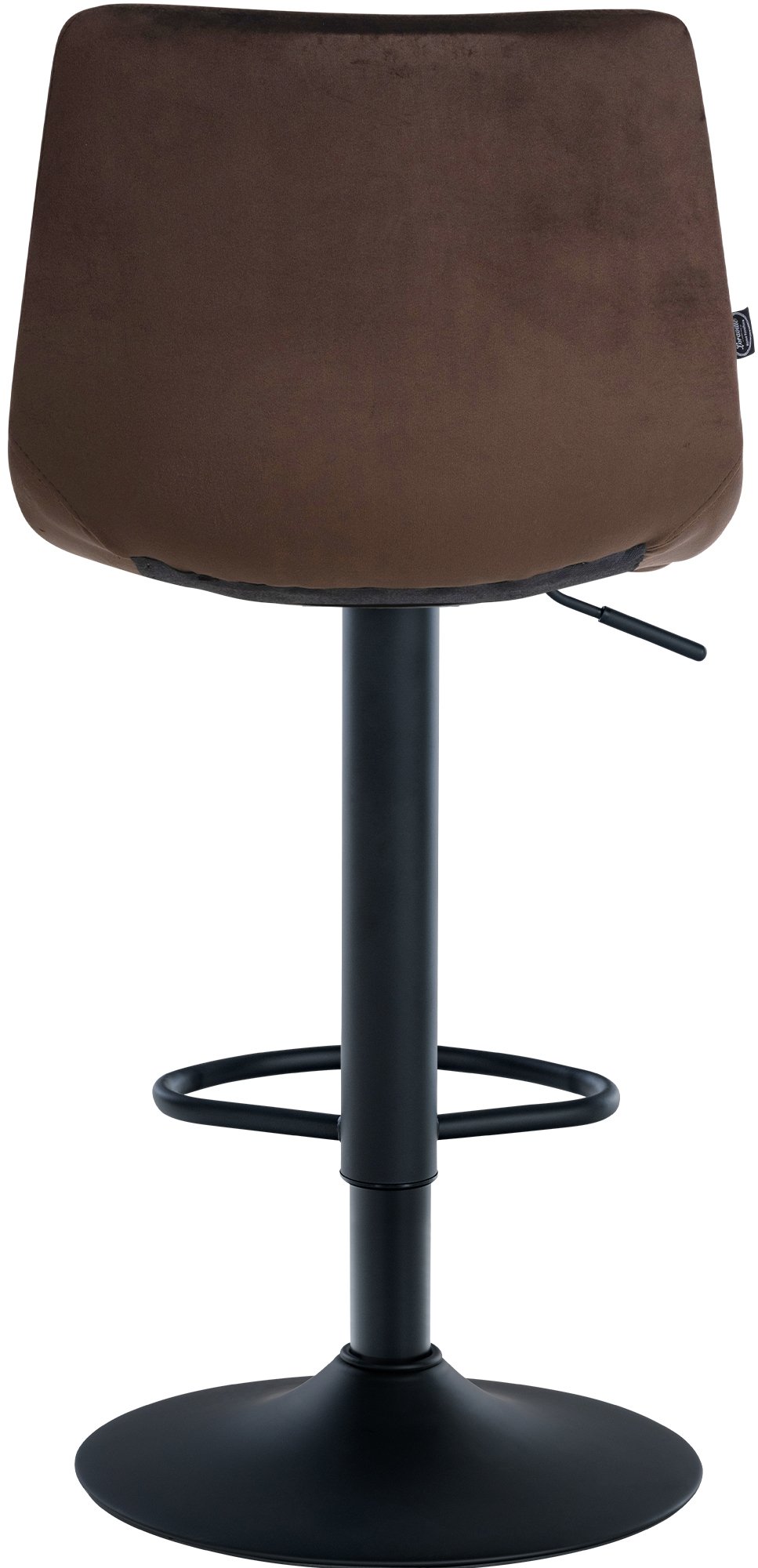 Tabouret de bar Jerry velours