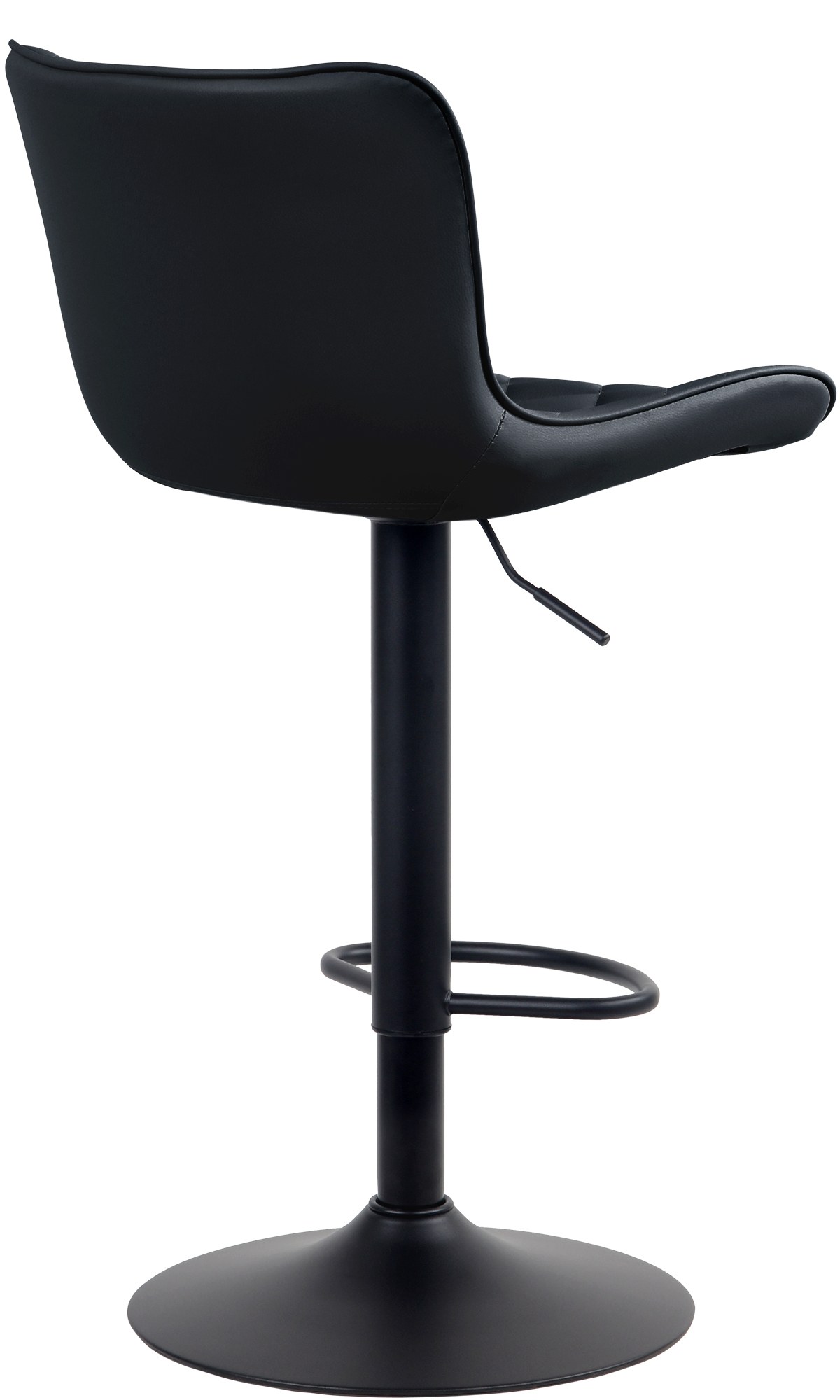 Lot de 2 Tabourets de bar Emma Pied Métal Hauteur Réglable Pivotant