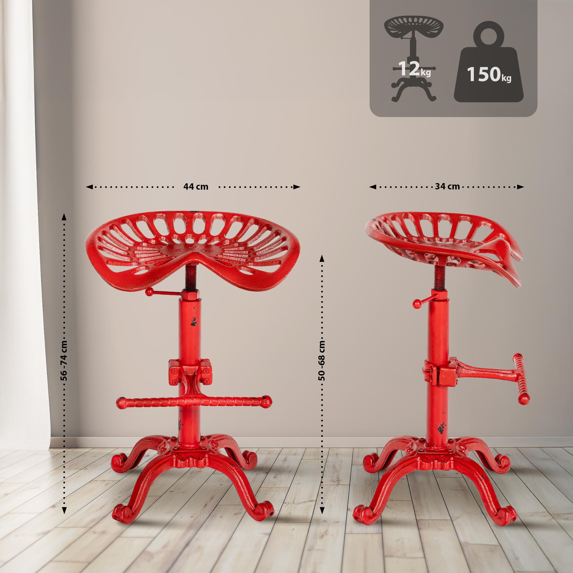 Tabouret de bar Butch au style industriel