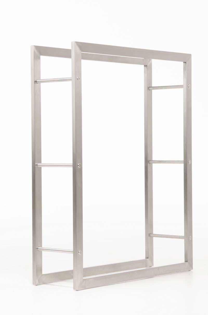 Porte-bûches KERI en Acier Inoxydable