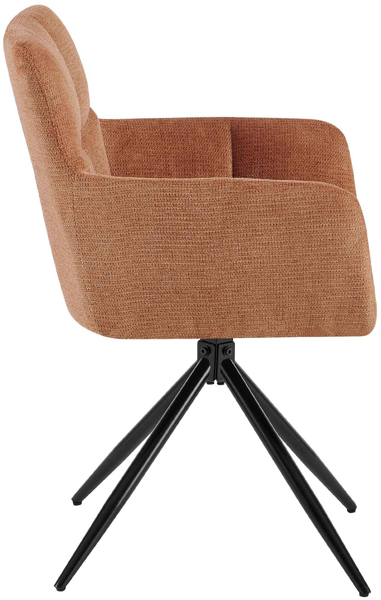 Lot de 2 chaises de salle à manger Jonah en tissu