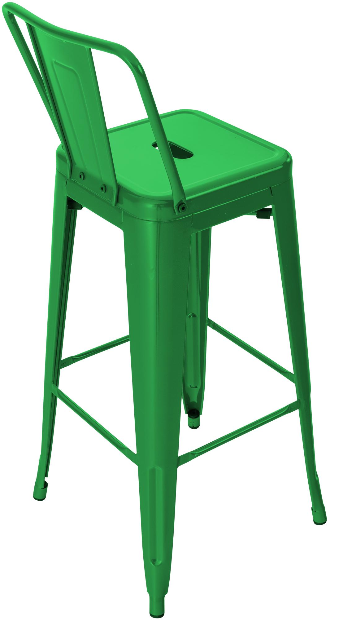 Tabouret de bar en métal Mason