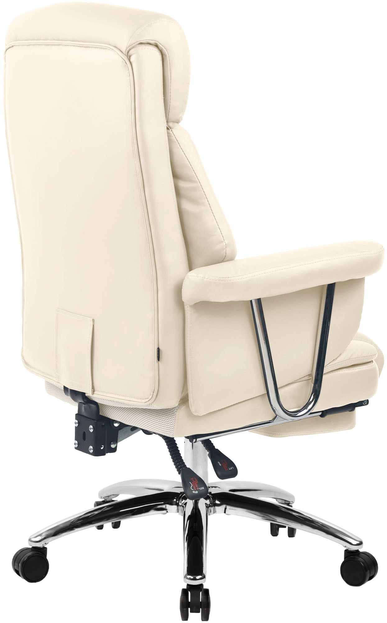 Chaise de bureau Dahra en cuir véritable
