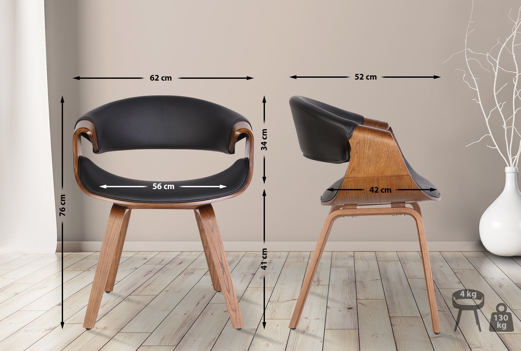 Chaise de salle à manger Foley