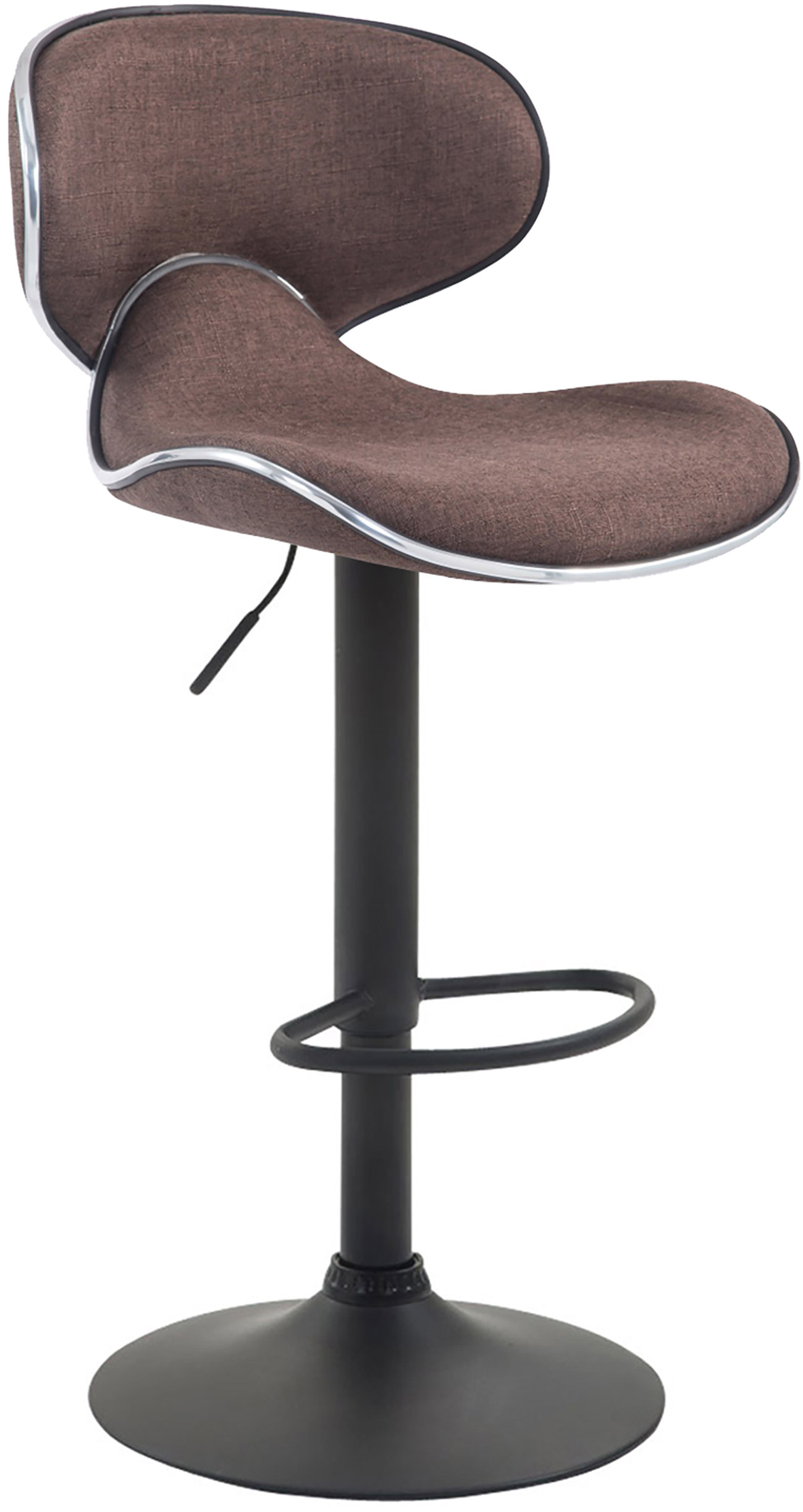 Lot de 2 tabourets de bar Las Vegas V2 en tissu