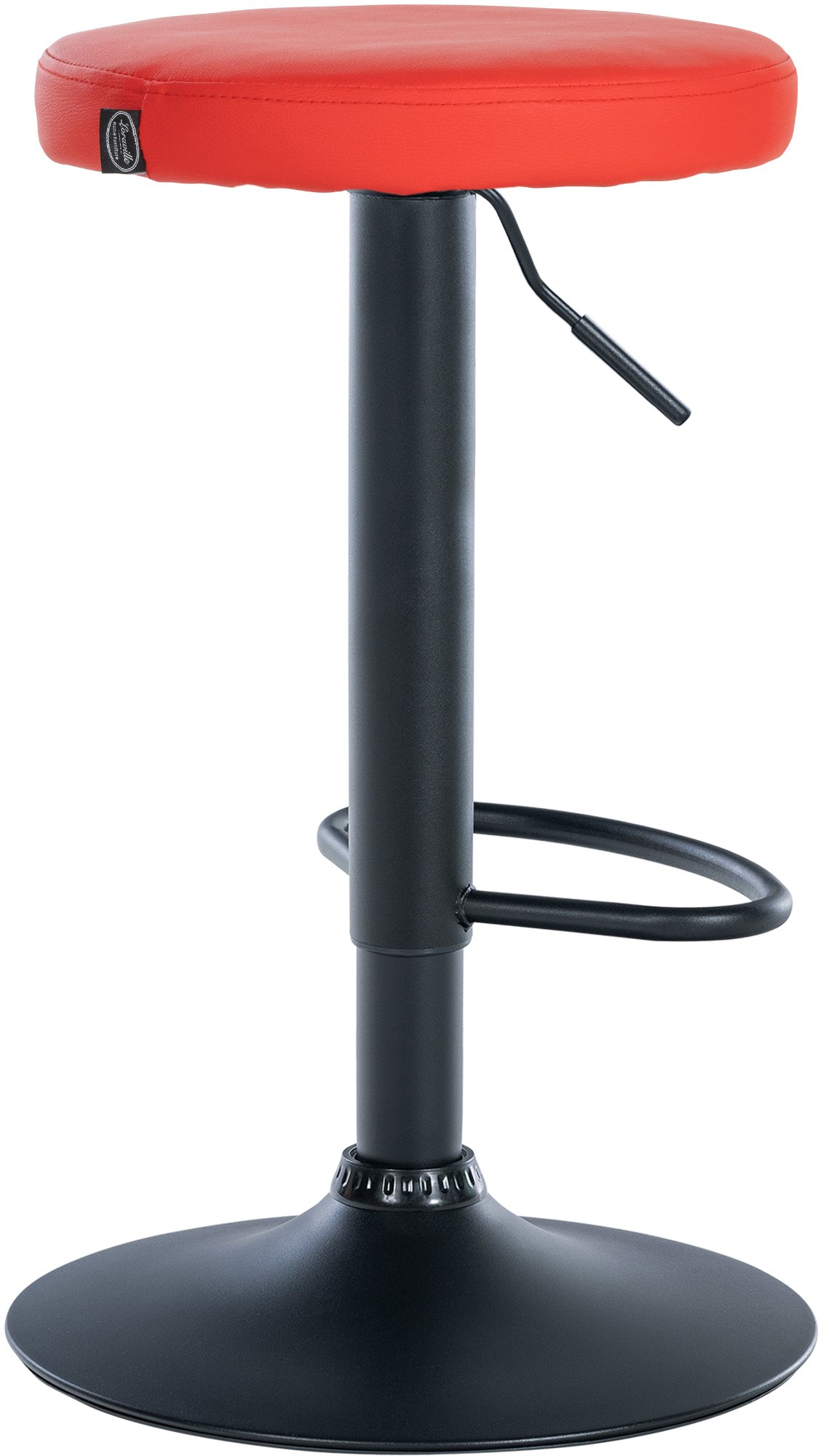 Lot de 2 tabourets de bar Ponte en similicuir