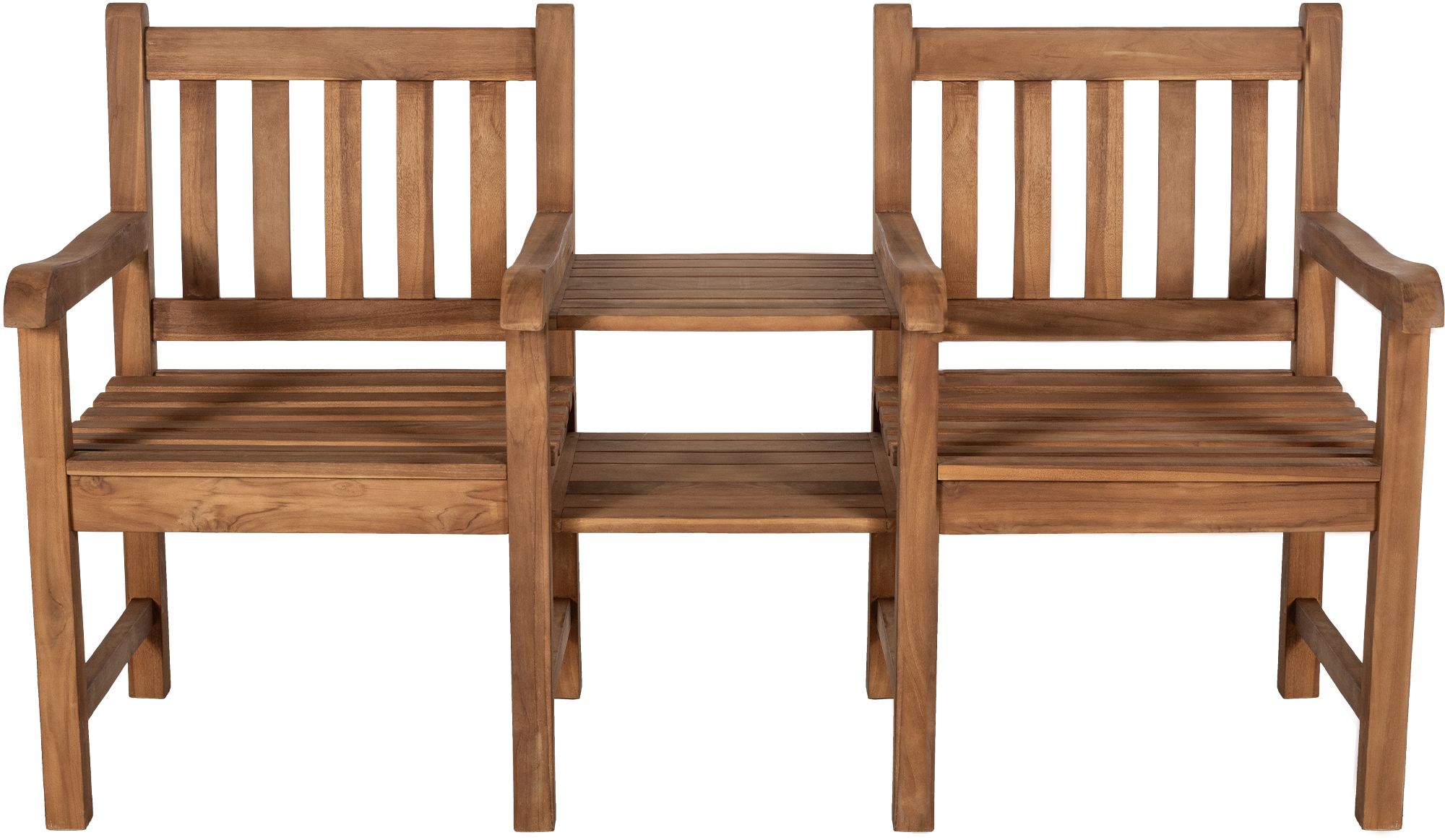Banc en teck Lior avec table integrée