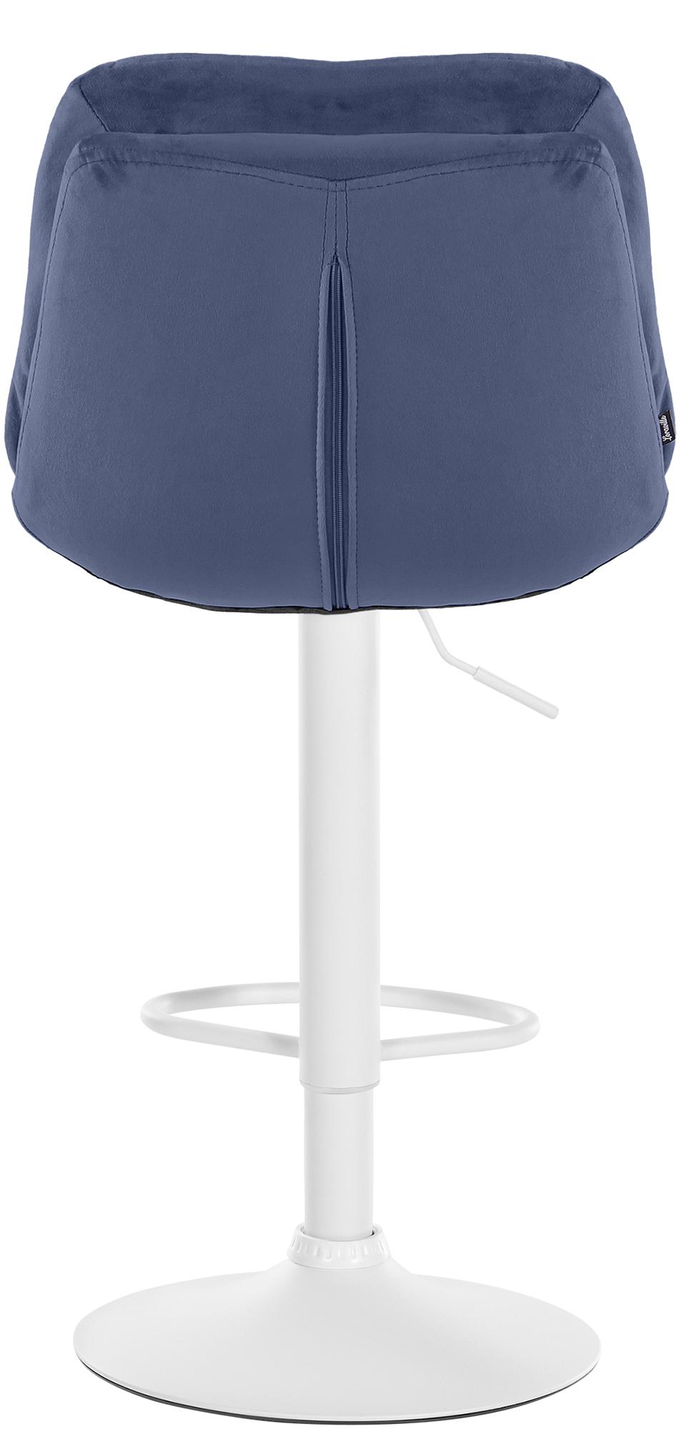 Tabouret de bar Laurel velours