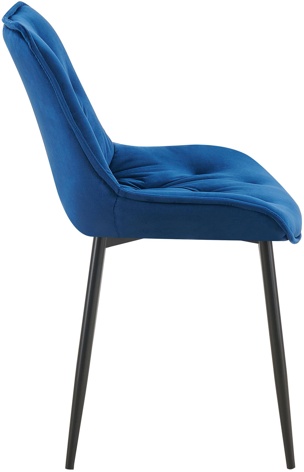 Lot de 2 chaises de salle à manger Wallace velours
