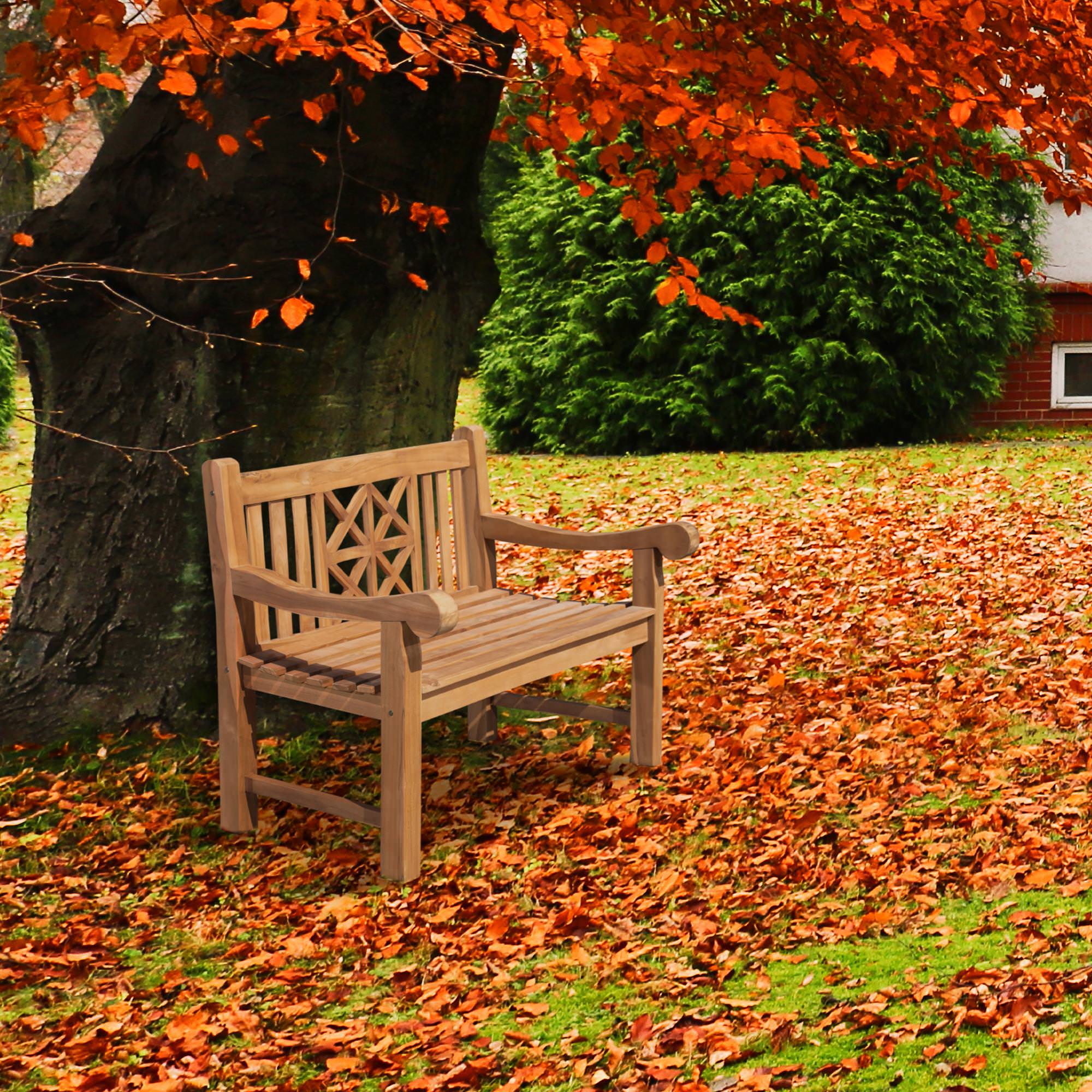 Banc de jardin en bois de teck Florida