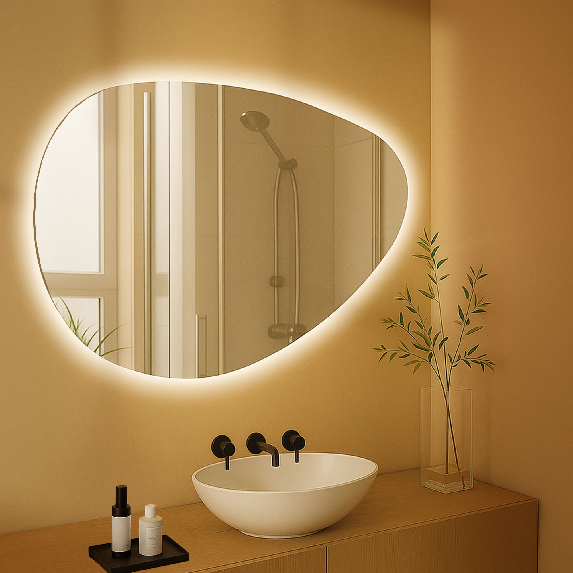 Miroir de salle de bain Almafie