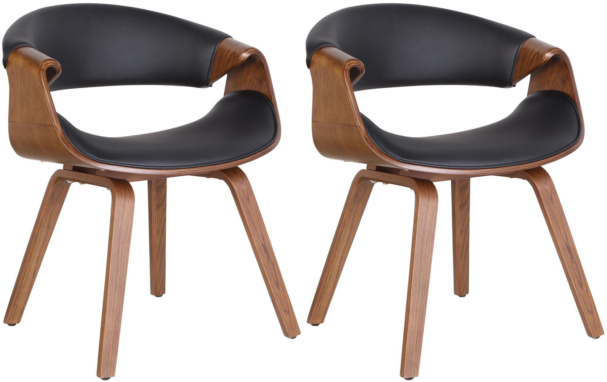 Lot de 2 chaises de salle à manger Foley