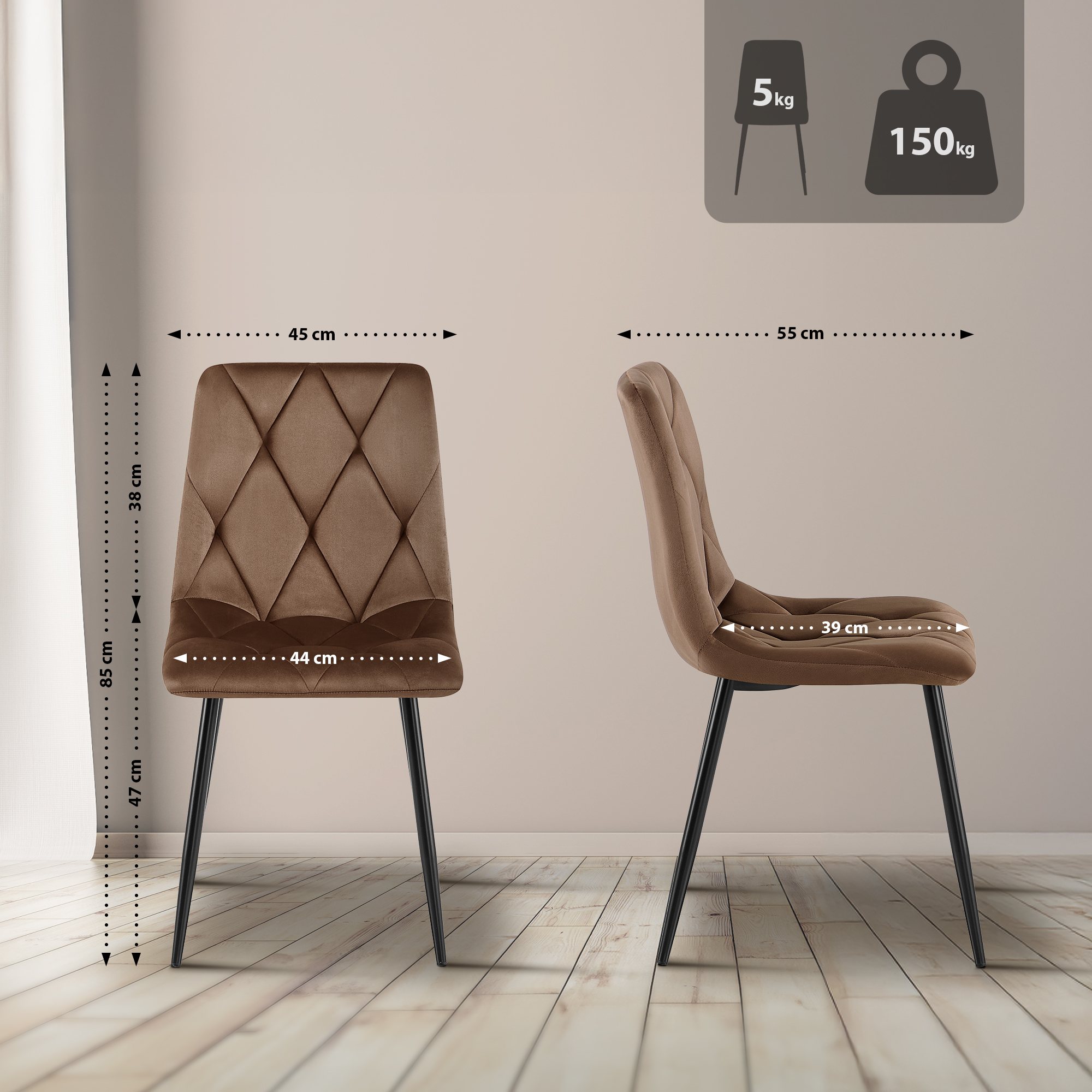 Chaise de salle à manger Clairton