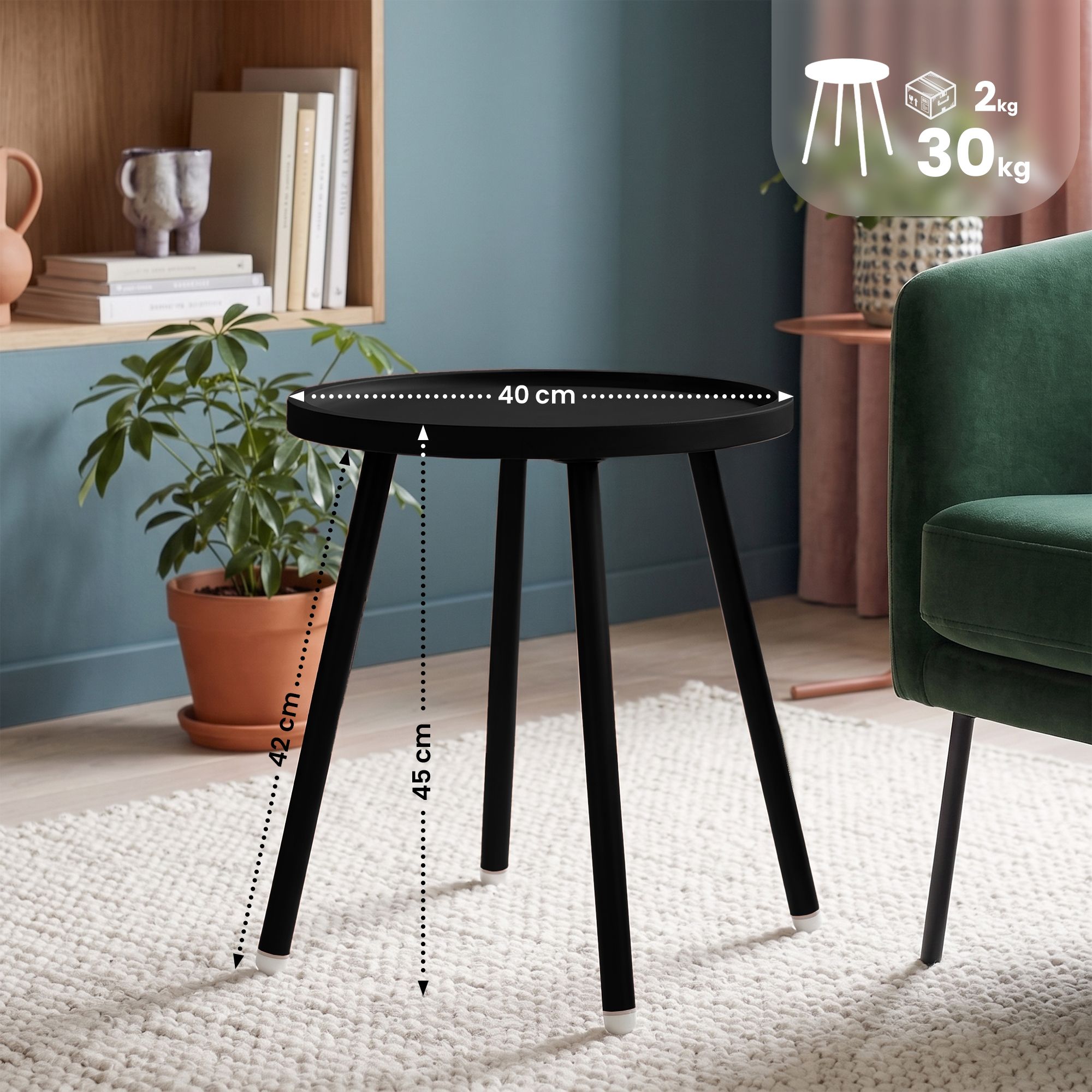 Table d'appoint Busan Ø 40 cm