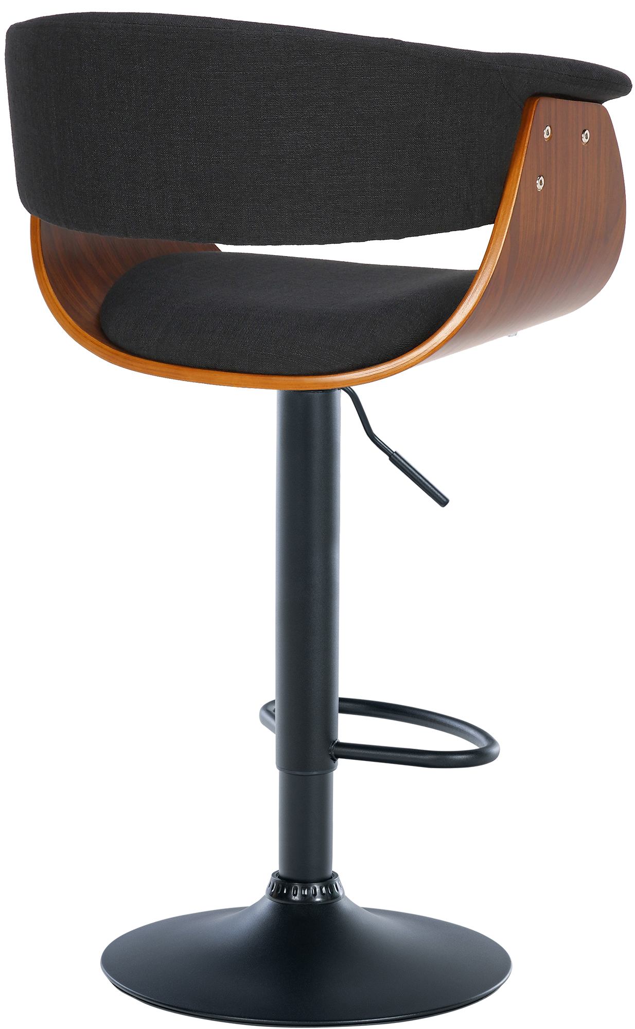 Tabouret de bar Vestal avec Coque en bois réglable pivotant