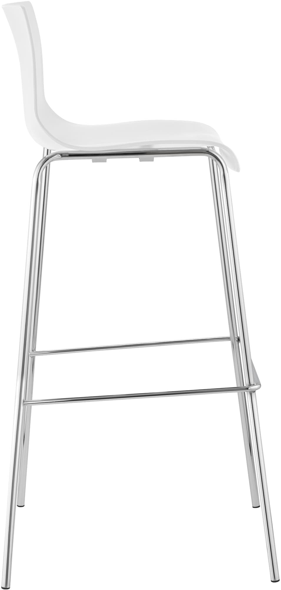 Tabouret de Bar Hover Plastique Cadre à 4 Pieds