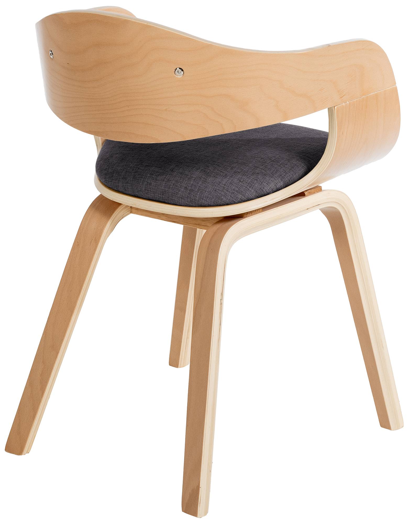 Chaise retro Kingston en tissu