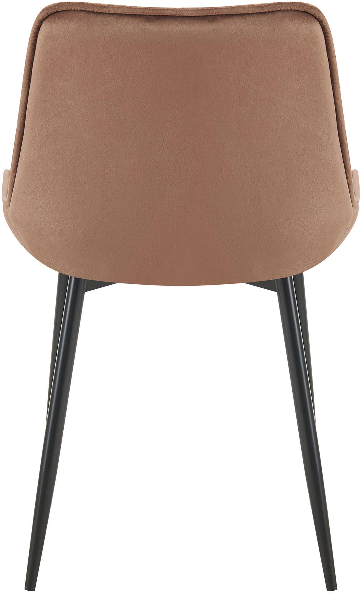 Lot de 2 chaises de salle à manger Wallace velours