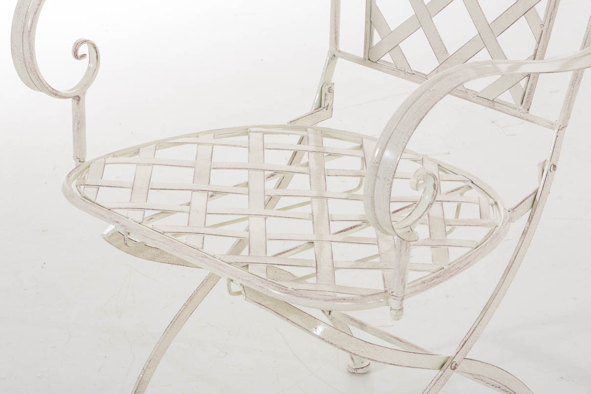 Chaise de jardin ADARA en fer forgé