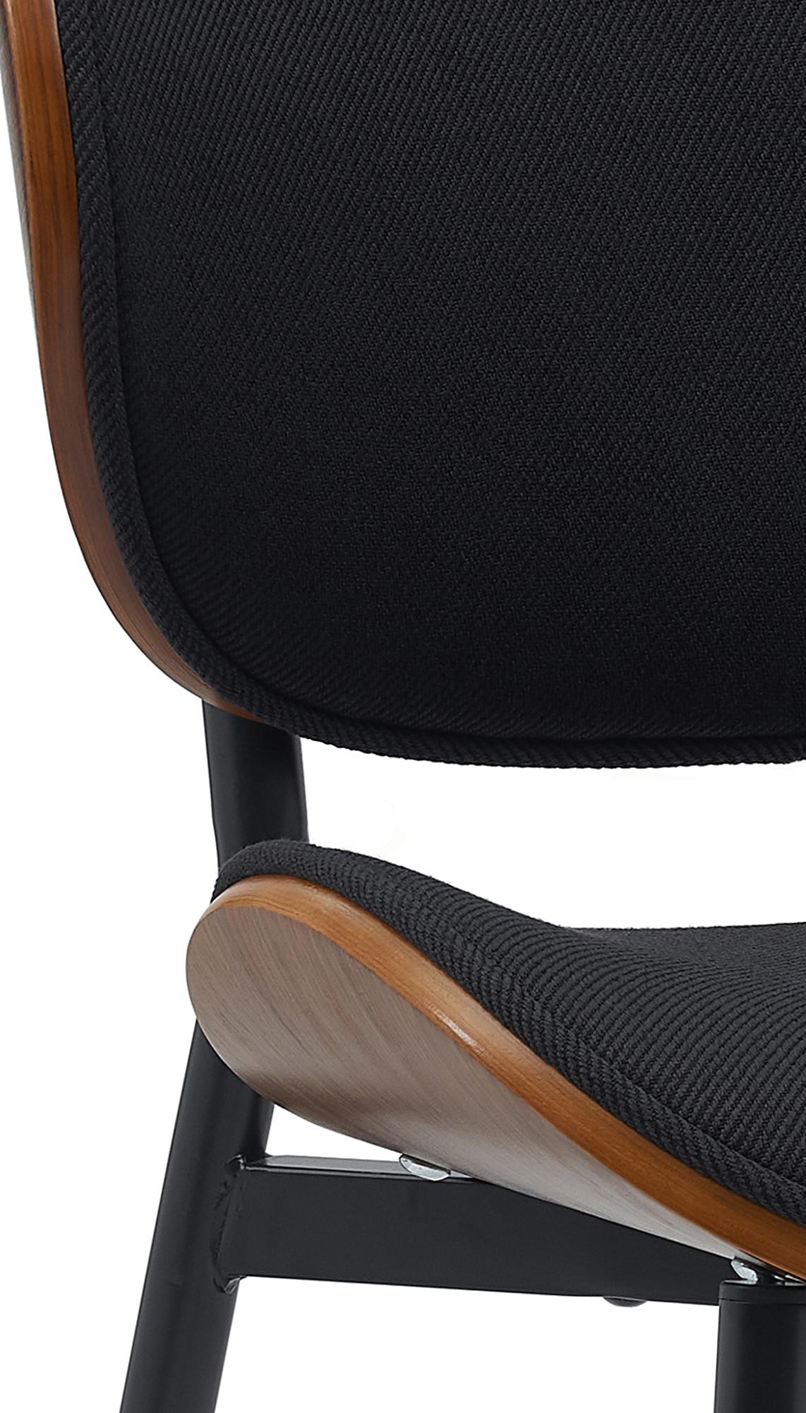 Chaise Enid habillée de similicuir ou de tissu