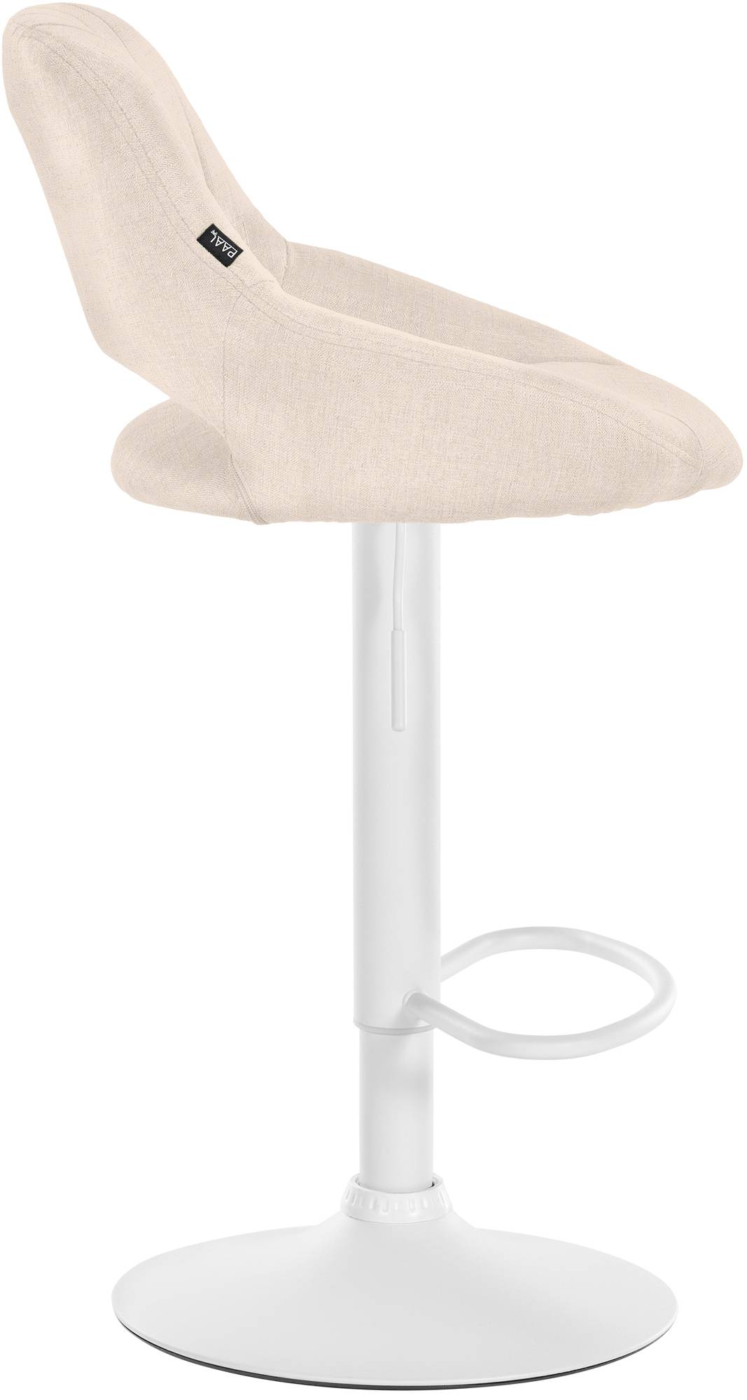 Lot de 2 tabourets de bar Milet en tissu