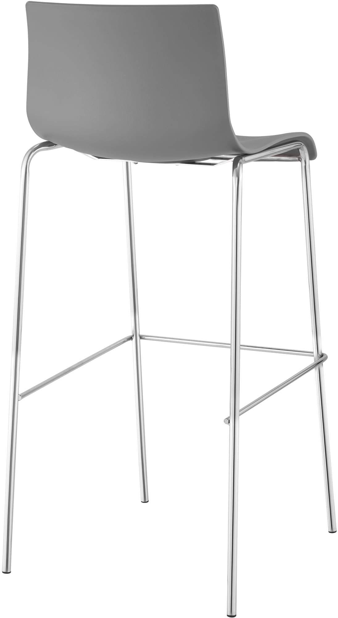 Tabouret de Bar Hover Plastique Cadre à 4 Pieds