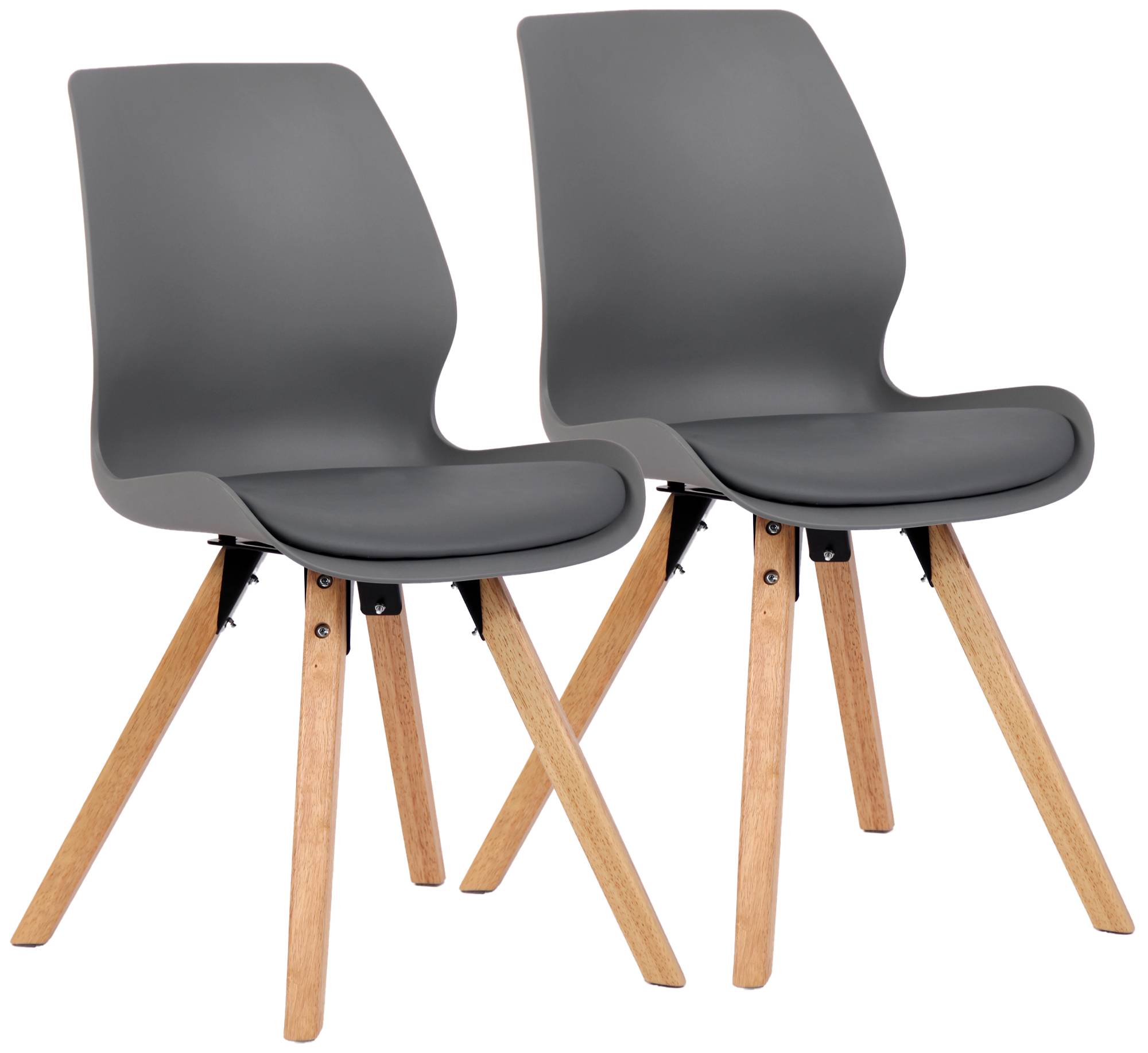 Lot de 2 chaises de salle a manger Luna