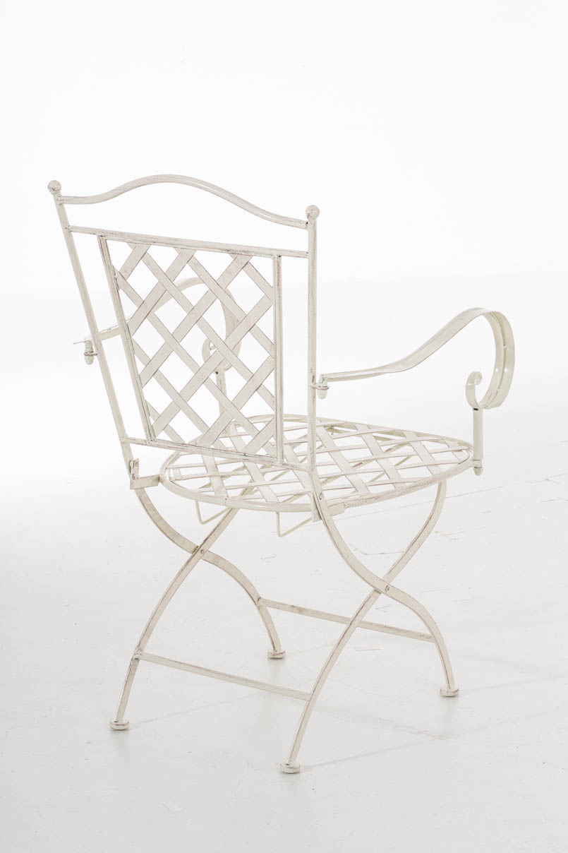 Chaise de jardin ADARA en fer forgé