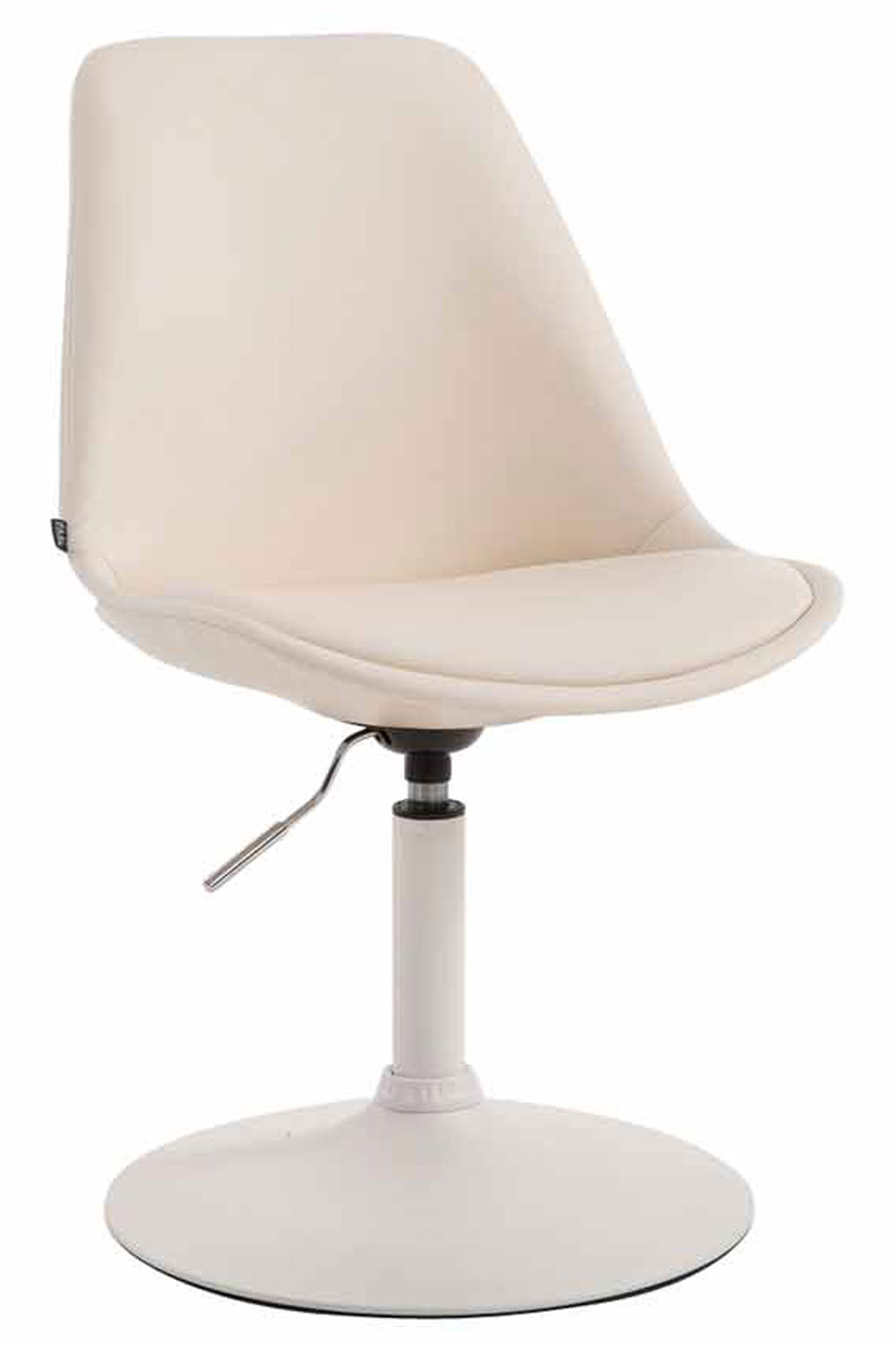 Chaise de salle à manger Maverick en similicuir avec pied trompette