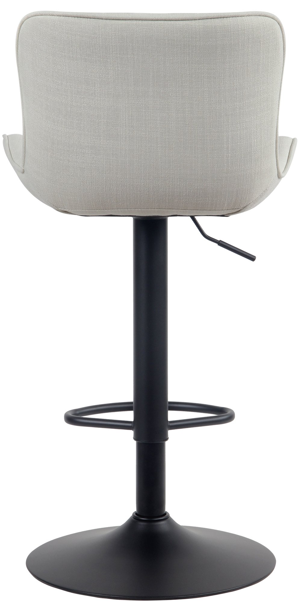 Tabouret de bar Linus Pied en Métal Hauteur réglable Siège pivotant
