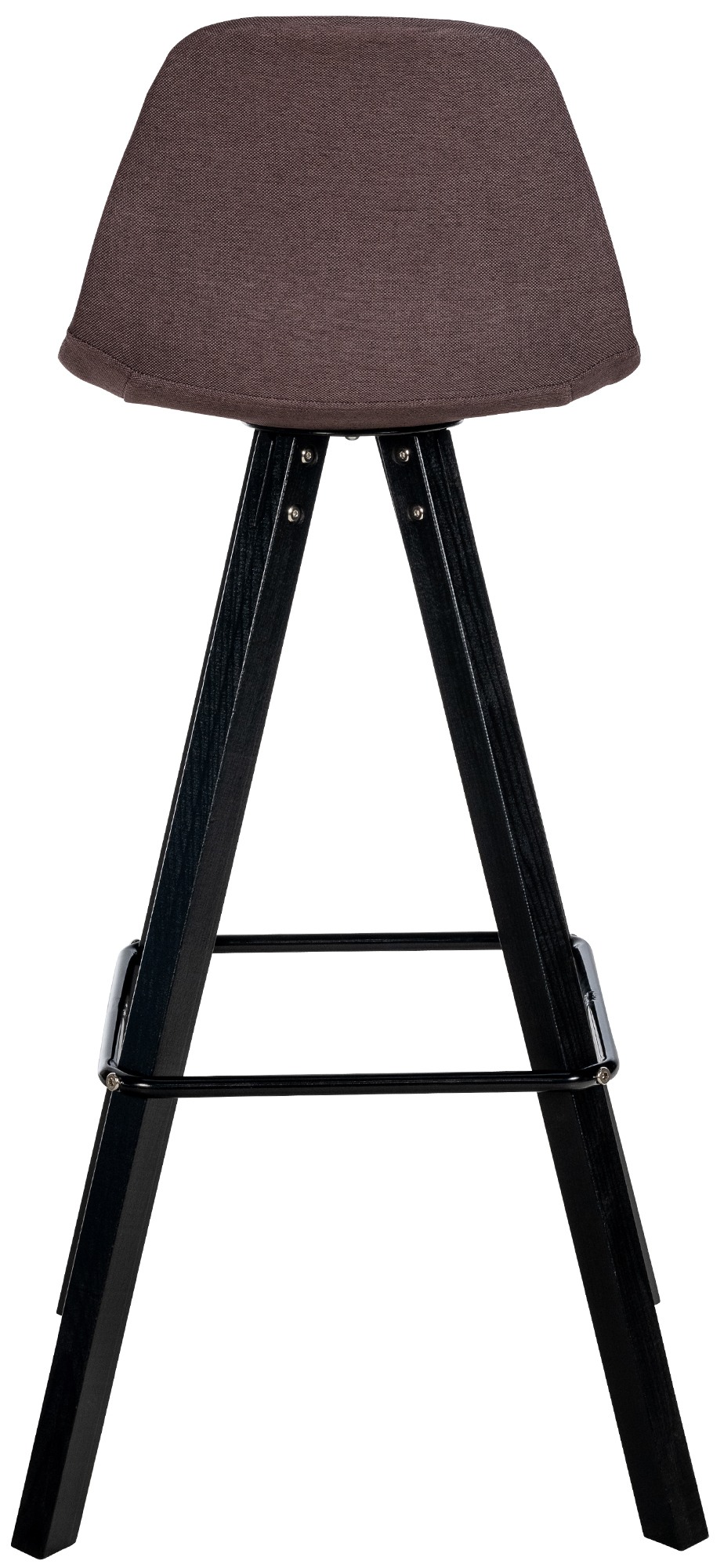 Lot de 2 tabourets de bar Corbin en tissu carré