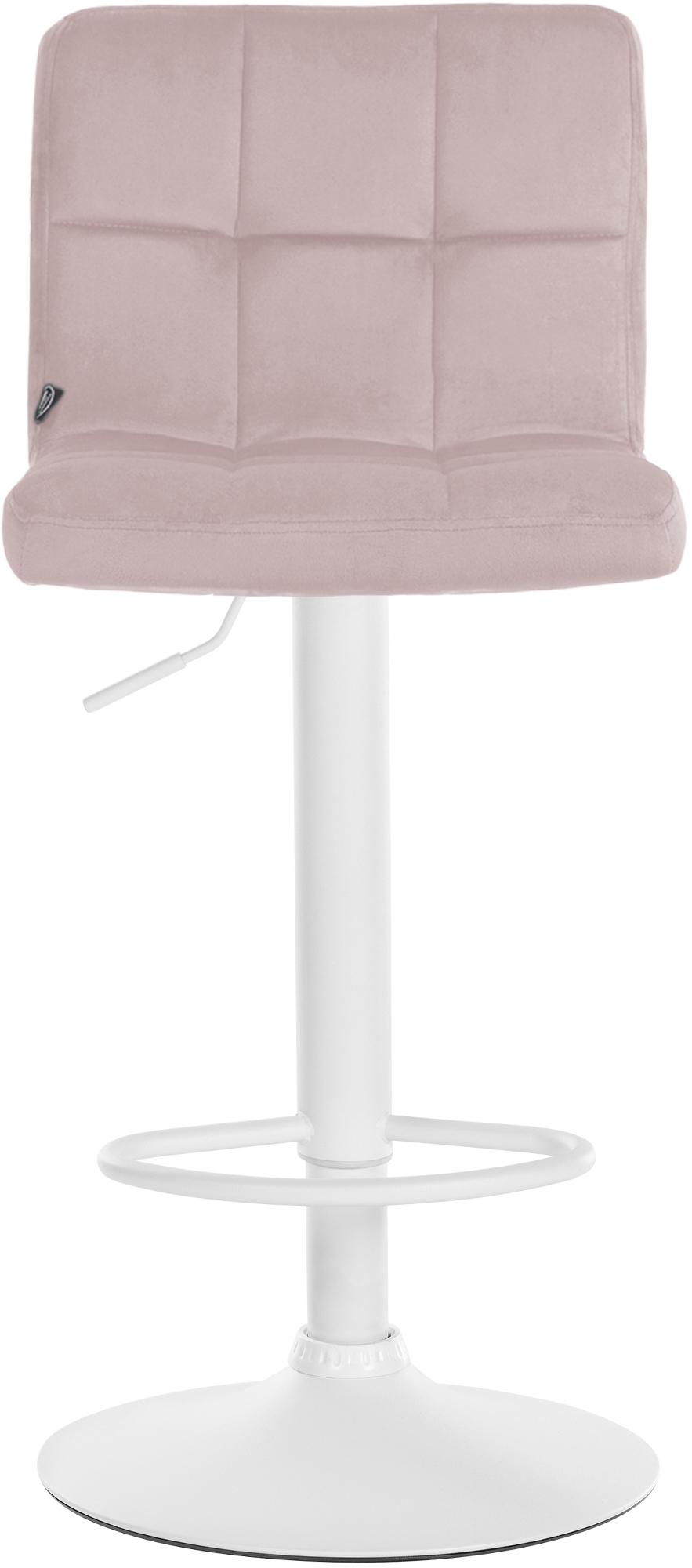 Lot de 2 tabourets de bar Peru velours