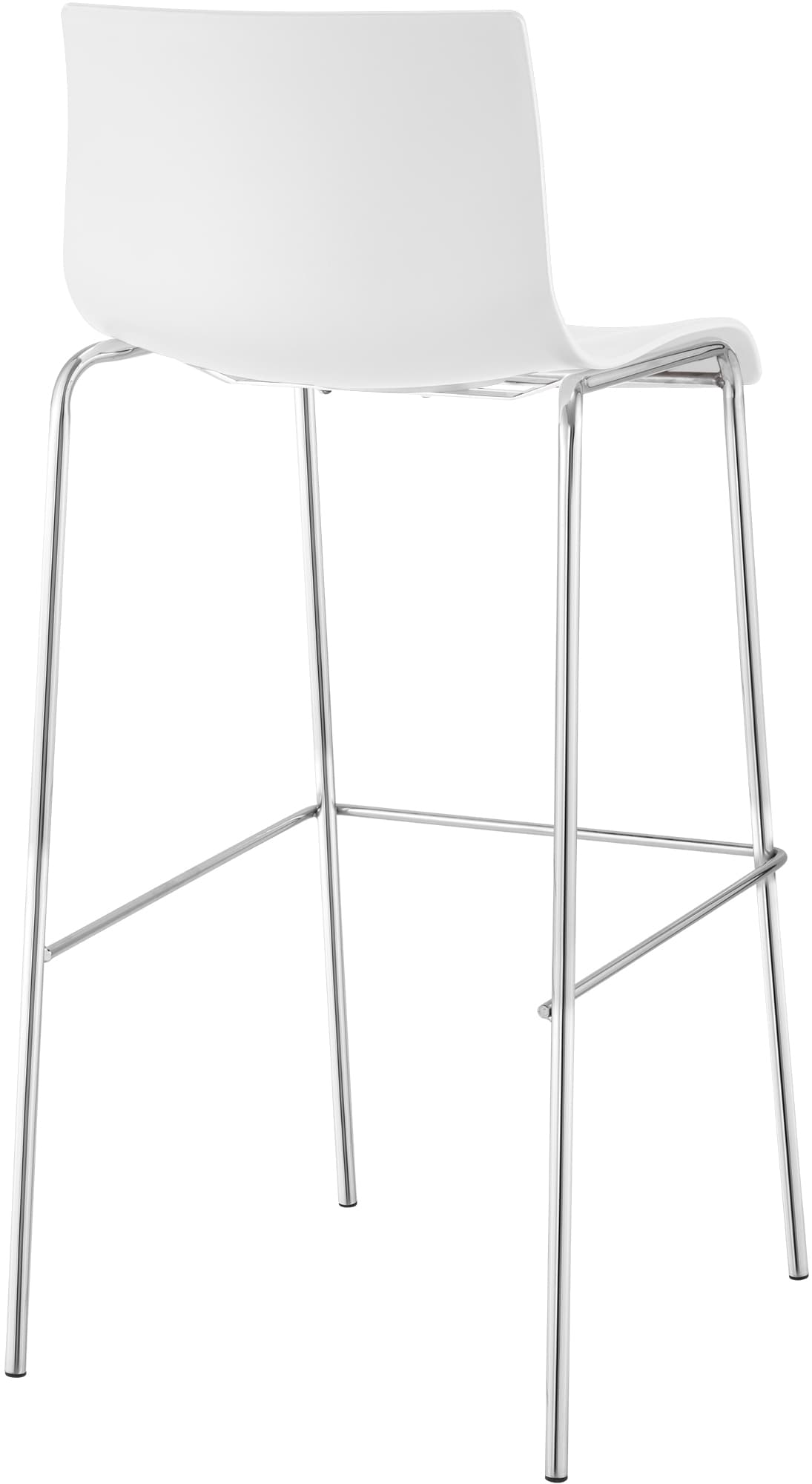 Tabouret de Bar Hover Plastique Cadre à 4 Pieds