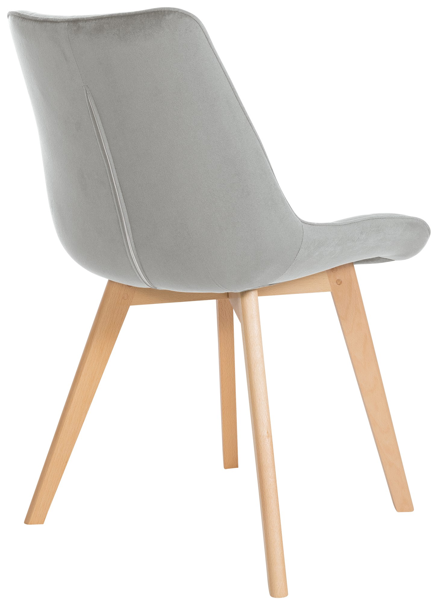 Lot de 2 chaises Brook velours
