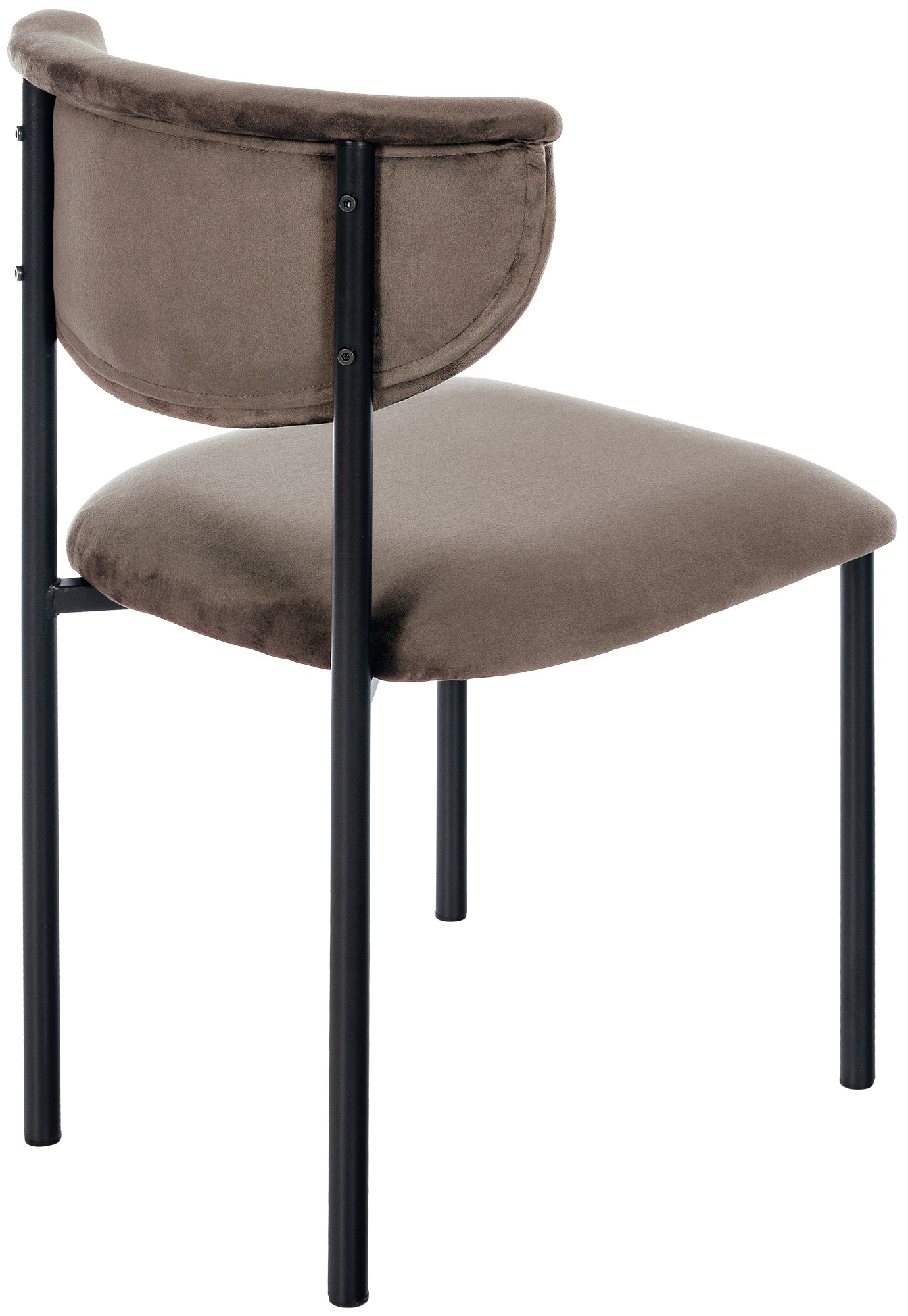 Chaise de salle à manger Gambell en Velours