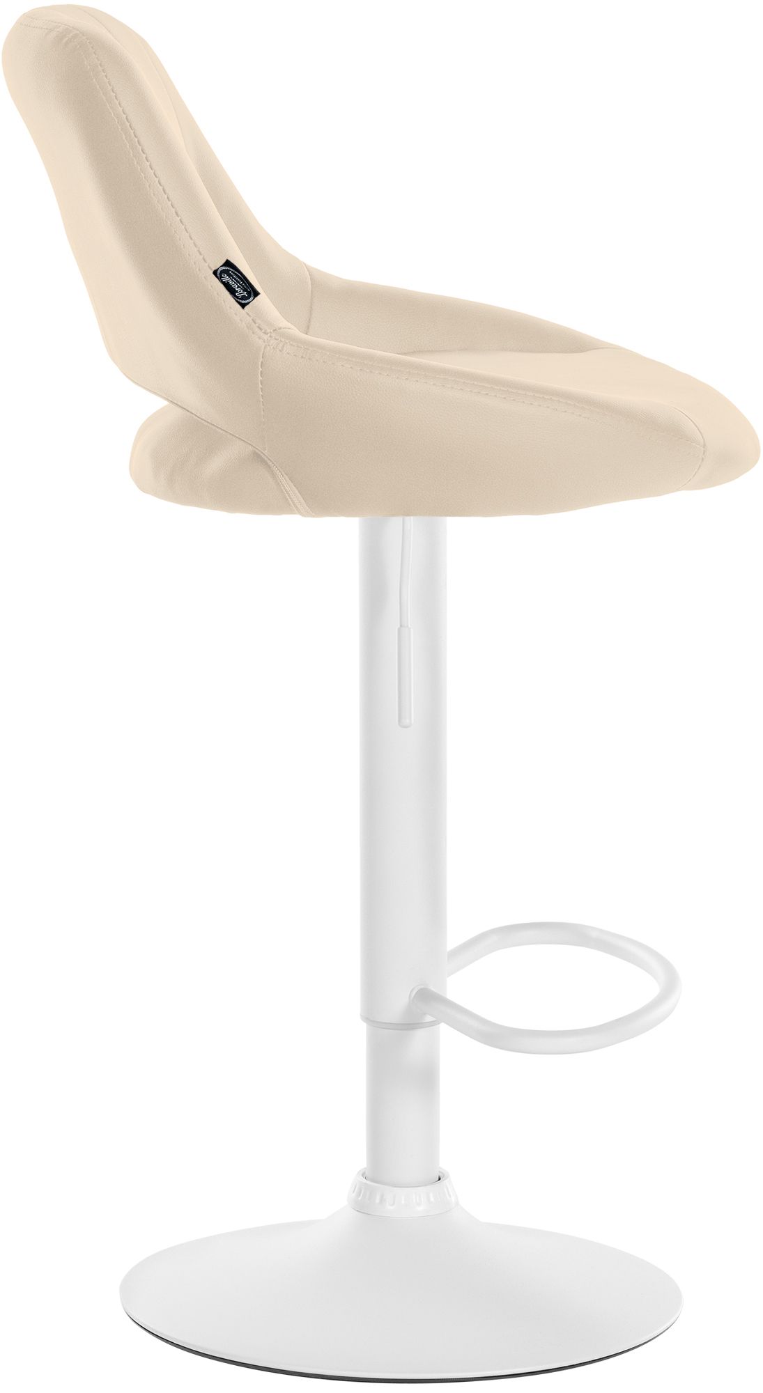 Tabouret de bar Milet en similicuir