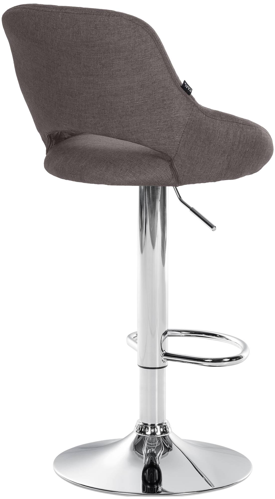Lot de 2 tabourets de bar Milet en tissu
