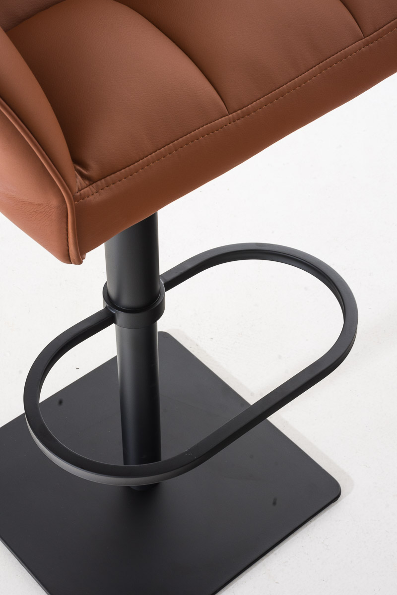 Tabouret de bar Damaso avec revetement en similicuir