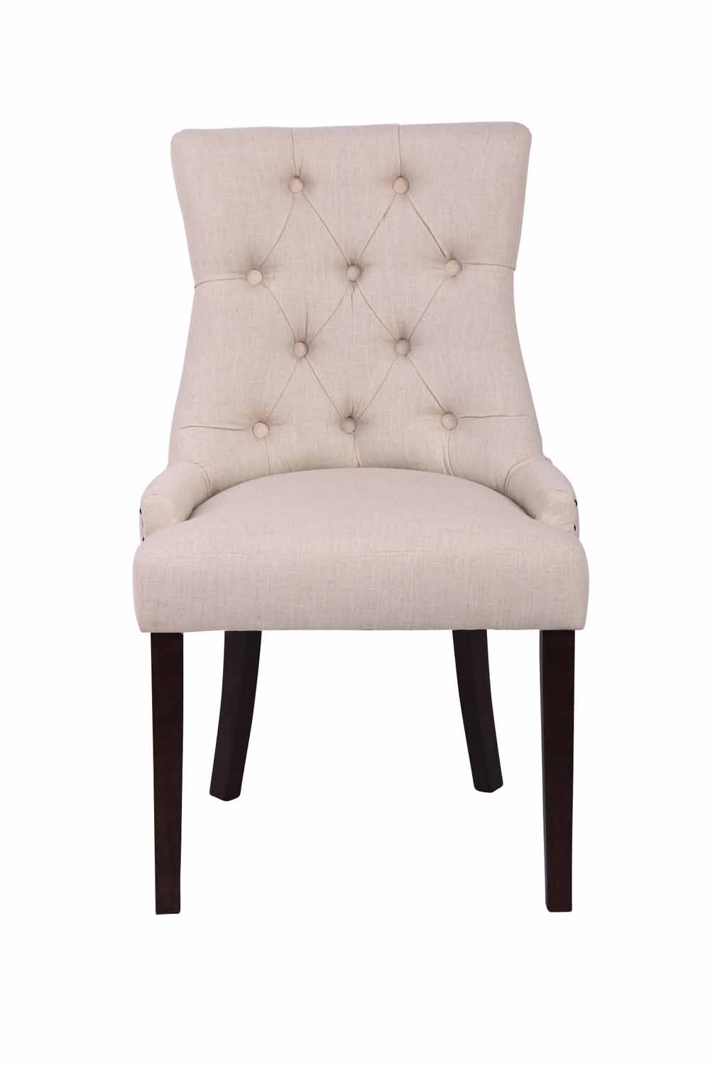 Lot de 2 chaises de salle à manger Aberdeen en tissu
