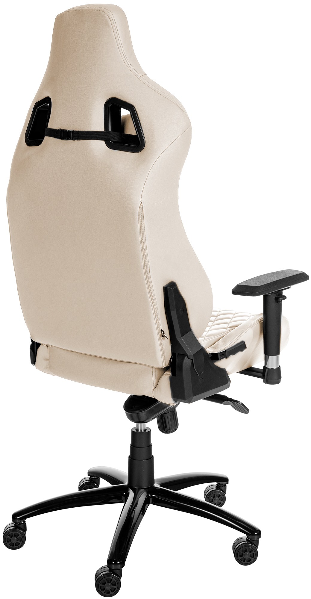 Fauteuil de bureau Keren revêtement en cuir véritable
