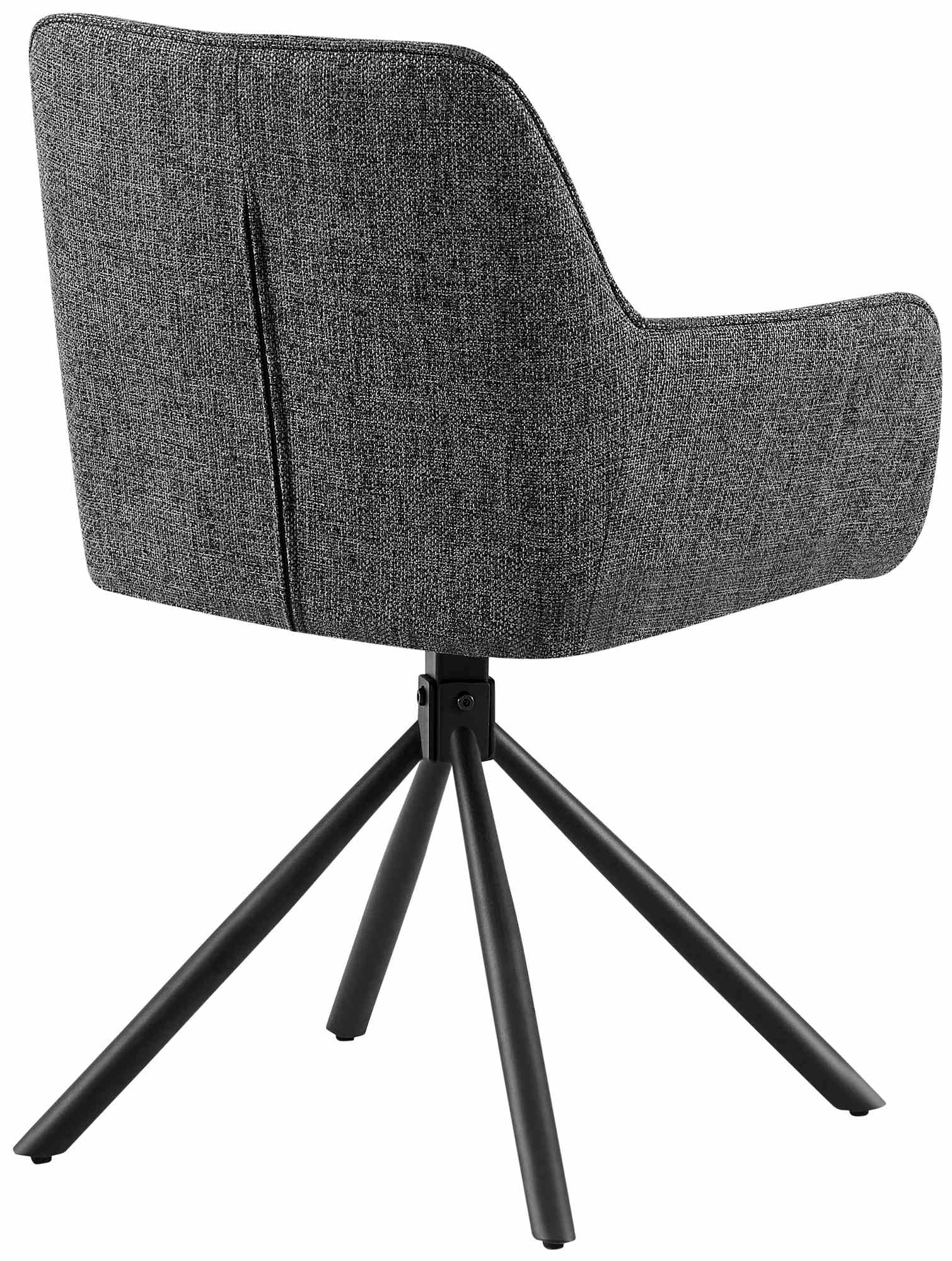 Lot de 2 chaises Tipton tissu