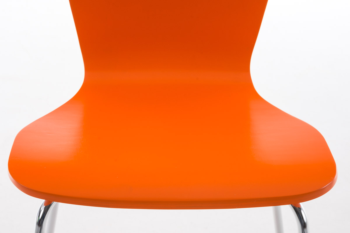 Lot de 8 chaises empilables Aaron