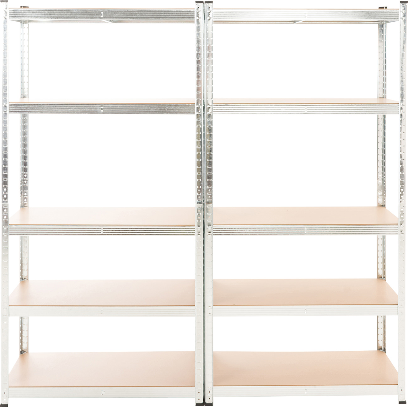 Lot de 2 Etagères de rangement G 90x40x180 cm avec charge de 875 Kg