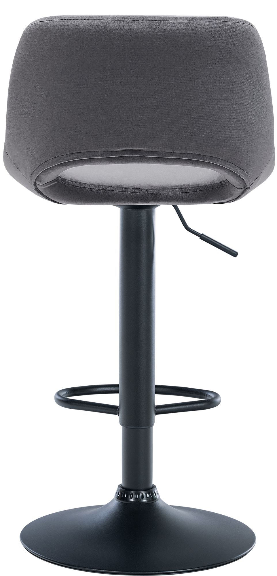 Lot de 2 tabourets de bar Camden velours